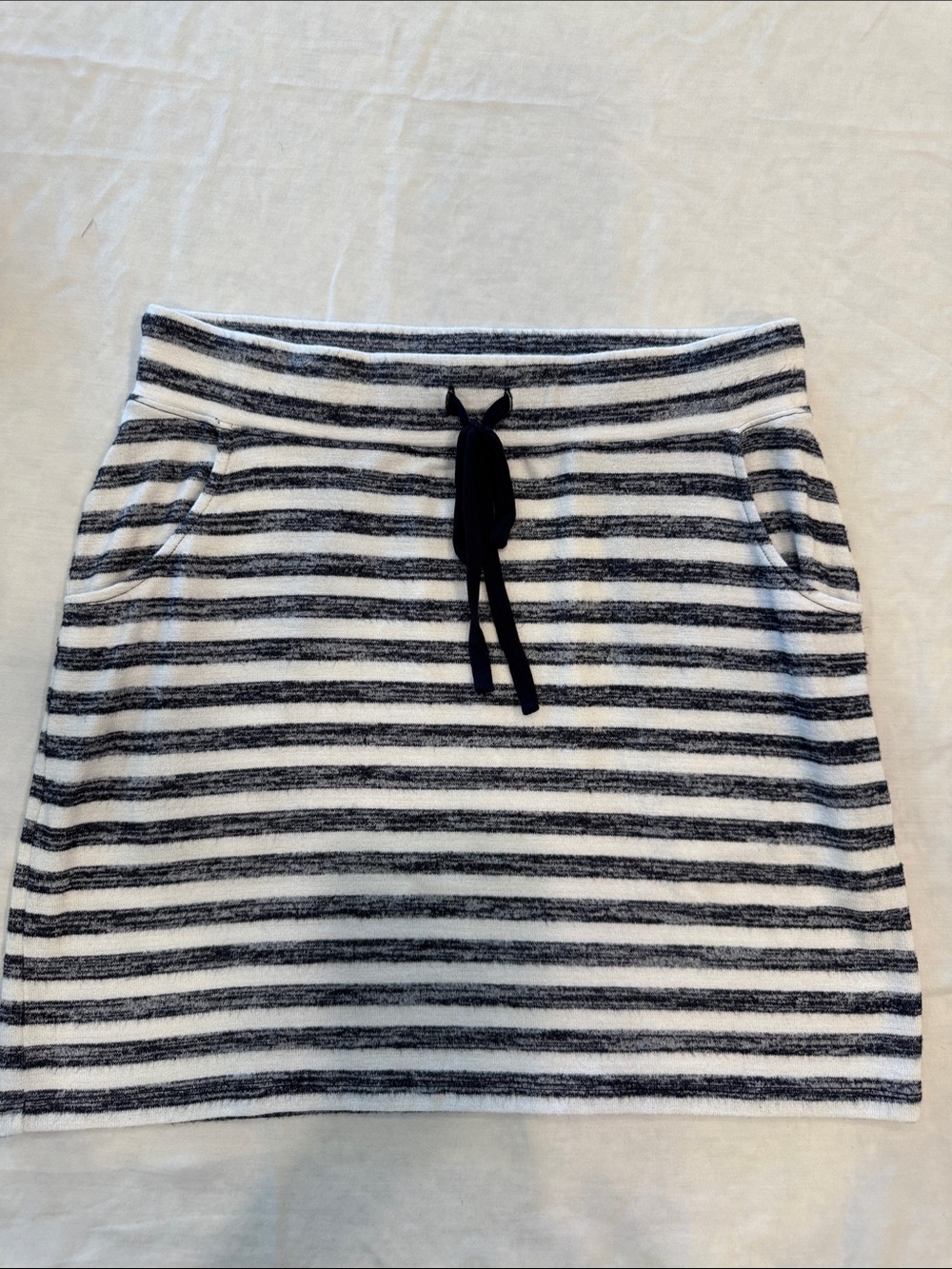 Stitch Fix Market & Spruce Black and White Striped Knit Pencil Skirt